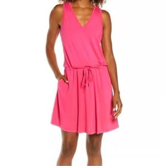 Sweaty Betty Pink Take It Easy Mini Sports Dress Casual Large - Picture 1 of 7